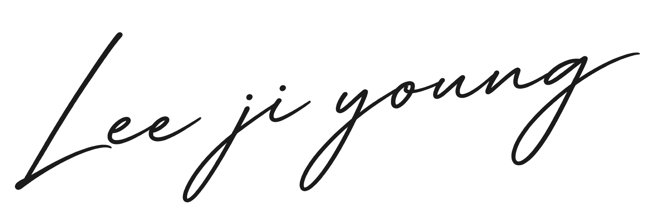 Lee ji young signature